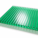 Полікарбонат стільниковий 10мм 10х2100х6000 мм зелений
