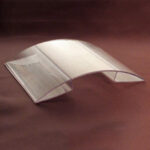 Коньковий з'єднувальний профіль Berolux 8-10мм прозорий