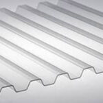 Монолитный профилированный поликарбонат (трапеция) прозрачный 1,04*6м RODECA (Родека)